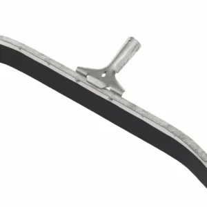 Professional Rubbermaid Smooth Surface Curved Floor Squeegee, 24" with stick