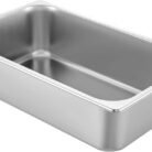 1 6 Size Stainless Steel Steam Table Pan Cover Slotted 01