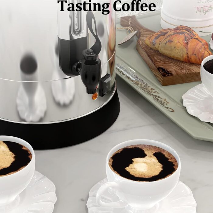 100 Cup Coffee Urn Double Wall Stainless Steel 1500W ETL 02 100 Cup Coffee Urn Double Wall Stainless Steel 1500W ETL 02