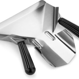 French Fry Scoop 9" x 8" Stainless Steel Dual Handle