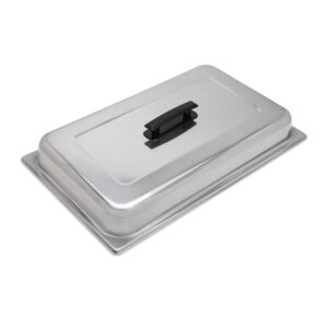 Chafer Cover with Plastic Handle 8 Qt. Full Size Stainless Steel Pan