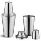 Cocktail Shaker 16 oz Stainless Steel 3-Piece Cobbler 01