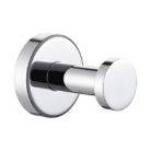 Single Robe-Towel Hook -Polished Chrome-clean