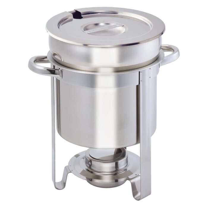 Soup Chafer 7 Qt. Chrome Accent Marmite 01