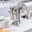 Soup Chafer 7 Qt. Chrome Accent Marmite 05