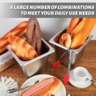 Steam Table Pan 1sixth Size 6″ Deep 24 Gauge Anti-Jam Stainless 02