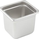 Steam Table Pan 1sixth Size 6″ Deep 24 Gauge Anti-Jam Stainless