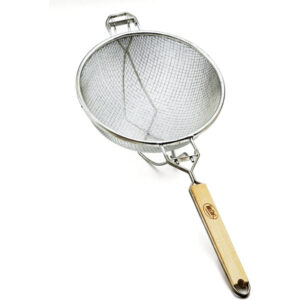 Strainer 10 1/4" Fine Tin Double Mesh