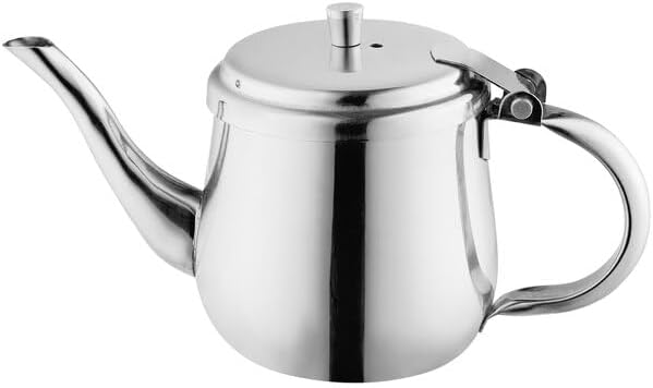 Teapot 10oz Stainless Steel Gooseneck 01 Teapot 10oz Stainless Steel Gooseneck 01