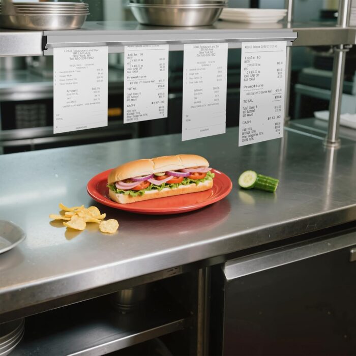 TicketHolder 24 x 2 1-2 Aluminum Wall Mounted 02