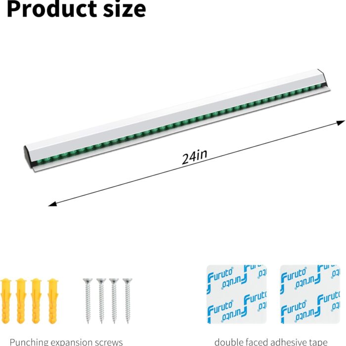 TicketHolder 24 x 2 1-2 Aluminum Wall Mounted 04