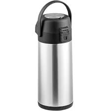 Airpot with Push Button 3 Liter Stainless Steel Lined