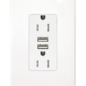USB Wall Outlet Combo