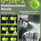 Cordless Pressure Washer Battery Powered; 990PSI Cordless Power Washer with 6-in-1 Nozzle 02