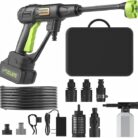Cordless Pressure Washer Battery Powered; 990PSI Cordless Power Washer with 6-in-1 Nozzle