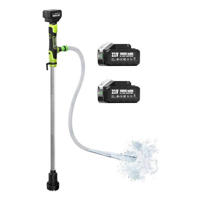 Cordless Stick Water Transfer Pump with 2x4000mAh 21V Batteries-01 Cordless Stick Water Transfer Pump with 2x4000mAh 21V Batteries-01
