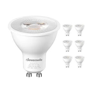 GU10 Bulb 3000K Warm White 7 Watt 6Pck