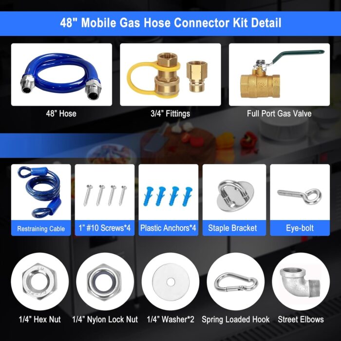 Gas Hose Connector Kit 48_01