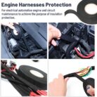 3-4 Inch 50 FT High Temp Wiring Harness Tape Self Adhesive 06