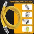 72 inch dryer gas line hose 02