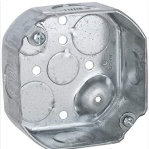 Galvanized Octagonal Box