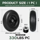 Handtruck 13in Pneumatic Wheels 03