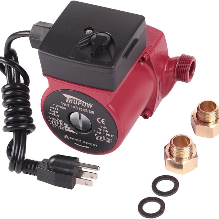 Trupow Circulation Pump NPT 110V Hot Water 3-Speed Circulation Pump Circulator Pump 01 Trupow Circulation Pump NPT 110V Hot Water 3-Speed Circulation Pump Circulator Pump 01