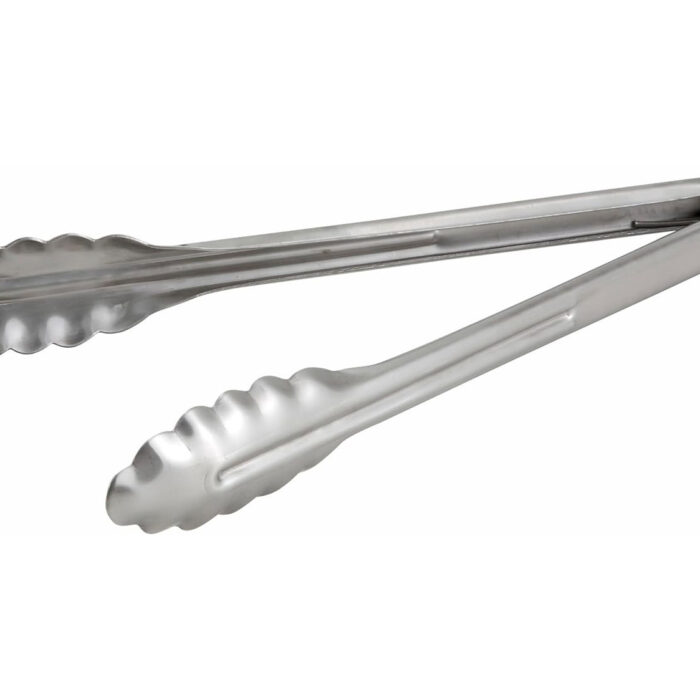 Utility Tongs 12″ Extra Heavy-Duty Stainless Steel 03 Utility Tongs 12″ Extra Heavy-Duty Stainless Steel 03