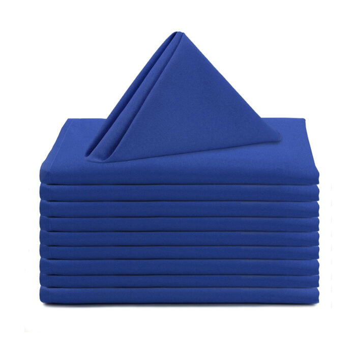 blue polycotton cloth napkins 20 x 20 blue polycotton cloth napkins 20 x 20